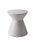 Astley White Concrete End Table -1