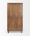 Astrid Medium Brown Solid Mango Wood Armoire-3