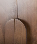 Astrid Medium Brown Solid Mango Wood Armoire-6