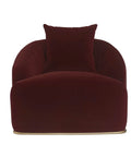 Astrid Merlot Velvet Accent Chair-2