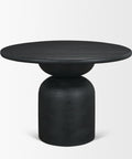 Atlas 42" Black Mango Wood Dining Table-2