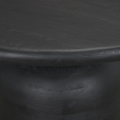 Atlas 42" Black Mango Wood Dining Table-5