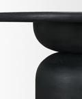 Atlas 42" Black Mango Wood Dining Table-6