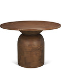 Atlas 42" Medium Brown Mango Wood Dining Table-2