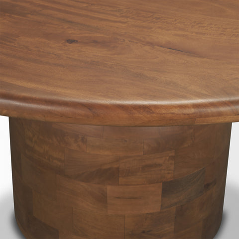 Atlas 42" Medium Brown Mango Wood Dining Table-6