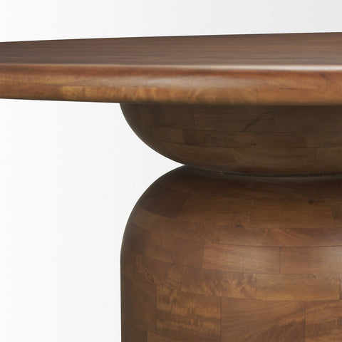 Atlas 42" Medium Brown Mango Wood Dining Table-7