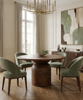 Atlas 42" Medium Brown Mango Wood Dining Table
