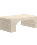 Atticus Travertine Coffee Table