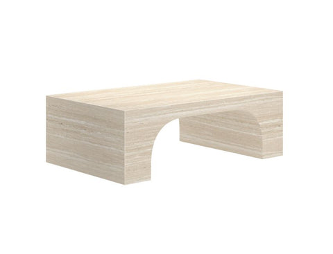 Atticus Travertine Coffee Table