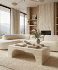 Atticus Travertine Coffee Table