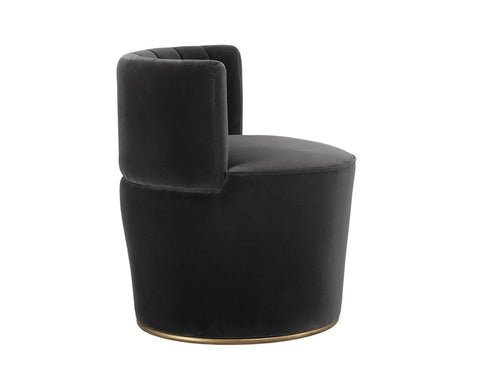 August Shadow Grey Fabric Accent Chair-3