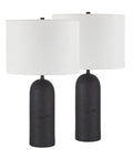 Augusta Black Resin Table Lamp Set of 2 -1