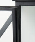 Aurelia Black and White Glass Accent Cabinet -6
