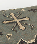 Avery I Green & Tan Patterned Bench -6