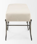 Ayla Cream Twill Bench -3