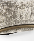 Ayla Grey Fabric Gold Frame Bench-6