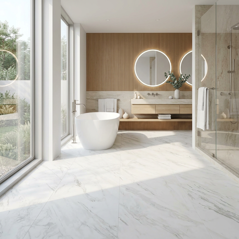 Azura Calacatta Waterproof 5.5mm Vinyl Flooring