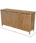 rustic modern pine sideboard