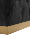Babette Abbington Black Tufted Bench -3