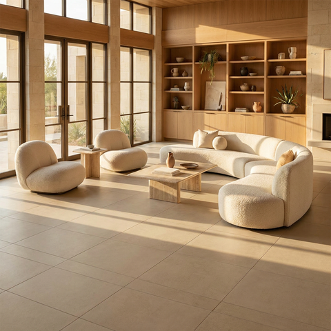 concrete look floor tile
