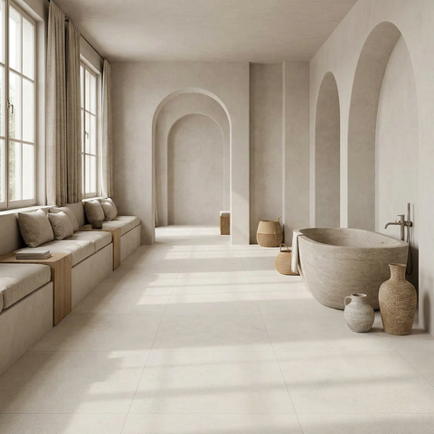 concrete look floor tile