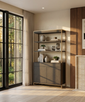 Baldessara Solid Oak Wood Bookcase