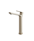 Bamboo Tall Brushed Nickel Single Hole Bathroom Faucet -1