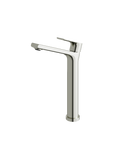 Bamboo Tall Polished Nickel Single Hole Bathroom Faucet -1