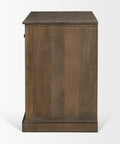Baron Dark Brown Mango Wood Accent Cabinet-3