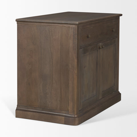 Baron Dark Brown Mango Wood Accent Cabinet-4