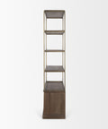 Baron Dark Brown Solid Mango Wood Shelving Unit-3