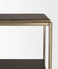 Baron Dark Brown Solid Mango Wood Shelving Unit-7