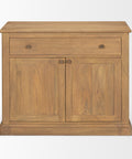 Baron Light Brown Mango Wood Accent Cabinet-2