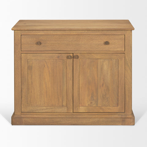 Baron Light Brown Mango Wood Accent Cabinet-2