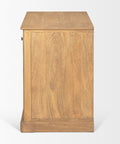 Baron Light Brown Mango Wood Accent Cabinet-3