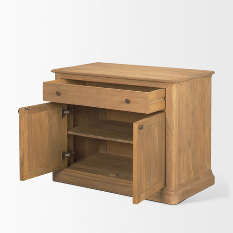 Baron Light Brown Mango Wood Accent Cabinet-5