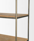 Baron Two Door Solid Mango Wood Shelving Unit-7