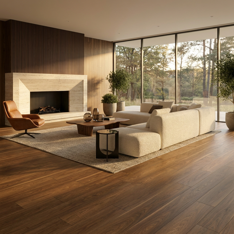 Baronia Walnut 10mm Laminate Flooring 