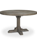 Barrett 54" Brown Mango Wood Round Dining Table-1