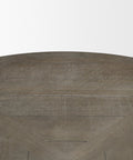 Barrett 54" Brown Mango Wood Round Dining Table-2