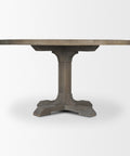Barrett 54" Brown Mango Wood Round Dining Table-3