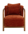 Beatrice Rust Fabric Accent Chair-2