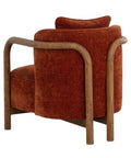 Beatrice Rust Fabric Accent Chair-4
