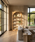 Bela Solid Mango Wood Shelving Unit 