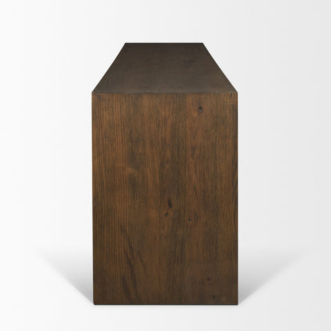 Belford Dark Brown Oak Media Console -3