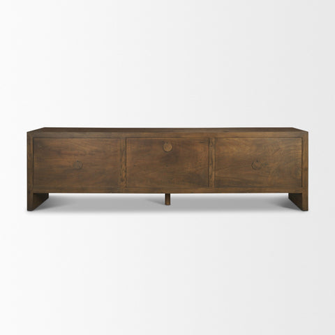 Belford Dark Brown Oak Media Console -4