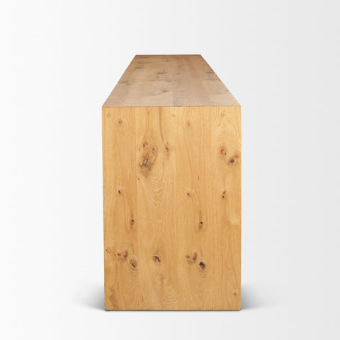 Belford Light Brown Oak Media Console -2