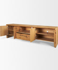 Belford Light Brown Oak Media Console -5