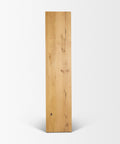 Belford Light Brown Solid Oak Shelving Unit -3