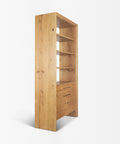 Belford Light Brown Solid Oak Shelving Unit -7